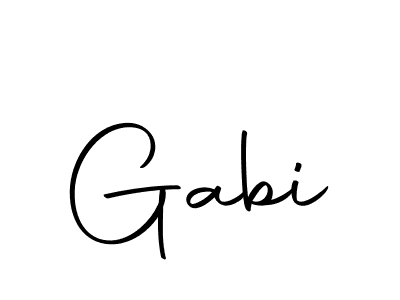 Gabi stylish signature style. Best Handwritten Sign (Autography-DOLnW) for my name. Handwritten Signature Collection Ideas for my name Gabi. Gabi signature style 10 images and pictures png