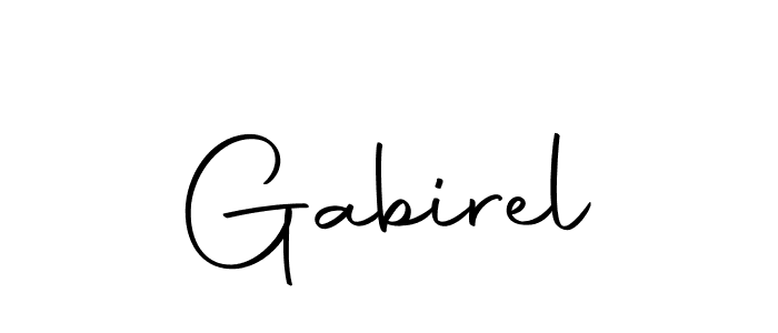 Make a short Gabirel signature style. Manage your documents anywhere anytime using Autography-DOLnW. Create and add eSignatures, submit forms, share and send files easily. Gabirel signature style 10 images and pictures png