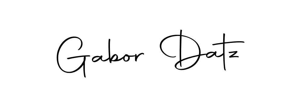 You can use this online signature creator to create a handwritten signature for the name Gabor Datz. This is the best online autograph maker. Gabor Datz signature style 10 images and pictures png