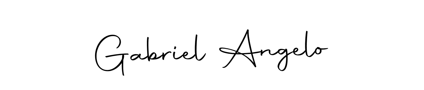 Make a short Gabriel Angelo signature style. Manage your documents anywhere anytime using Autography-DOLnW. Create and add eSignatures, submit forms, share and send files easily. Gabriel Angelo signature style 10 images and pictures png