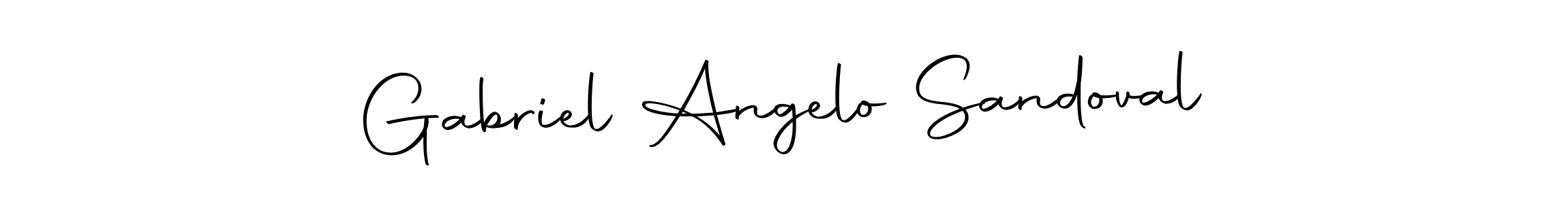 Make a short Gabriel Angelo Sandoval signature style. Manage your documents anywhere anytime using Autography-DOLnW. Create and add eSignatures, submit forms, share and send files easily. Gabriel Angelo Sandoval signature style 10 images and pictures png