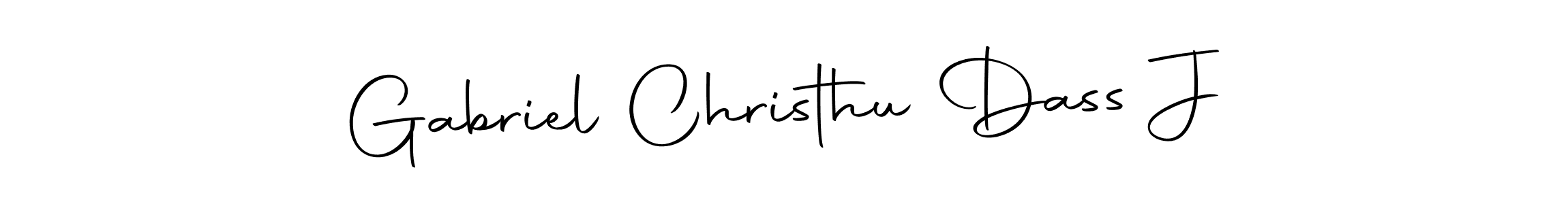 Similarly Autography-DOLnW is the best handwritten signature design. Signature creator online .You can use it as an online autograph creator for name Gabriel Christhu Dass J. Gabriel Christhu Dass J signature style 10 images and pictures png