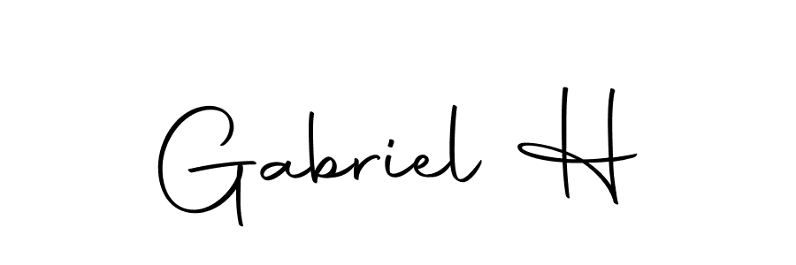 if you are searching for the best signature style for your name Gabriel H. so please give up your signature search. here we have designed multiple signature styles  using Autography-DOLnW. Gabriel H signature style 10 images and pictures png
