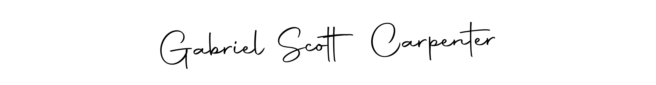 You can use this online signature creator to create a handwritten signature for the name Gabriel Scott Carpenter. This is the best online autograph maker. Gabriel Scott Carpenter signature style 10 images and pictures png