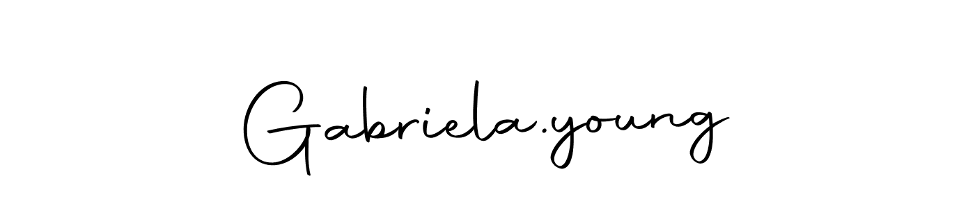 Make a beautiful signature design for name Gabriela.young. Use this online signature maker to create a handwritten signature for free. Gabriela.young signature style 10 images and pictures png