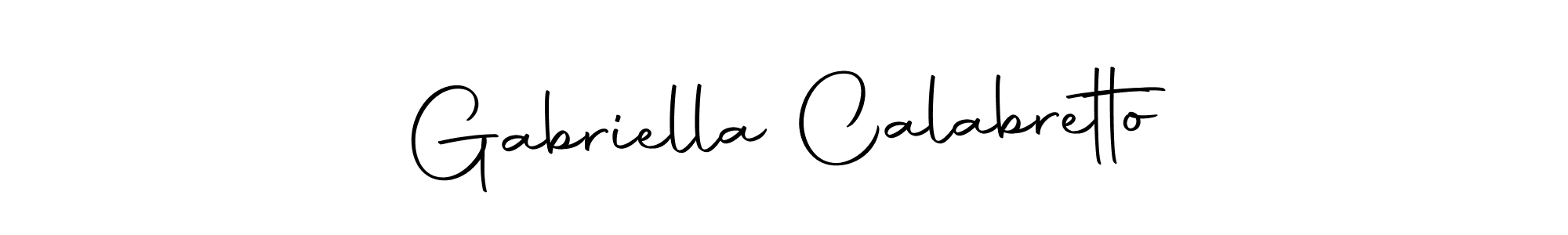 Also we have Gabriella Calabretto name is the best signature style. Create professional handwritten signature collection using Autography-DOLnW autograph style. Gabriella Calabretto signature style 10 images and pictures png