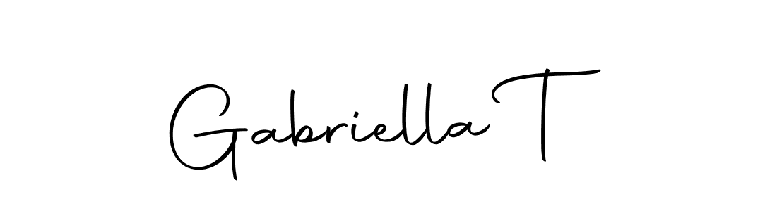 The best way (Autography-DOLnW) to make a short signature is to pick only two or three words in your name. The name Gabriella T include a total of six letters. For converting this name. Gabriella T signature style 10 images and pictures png