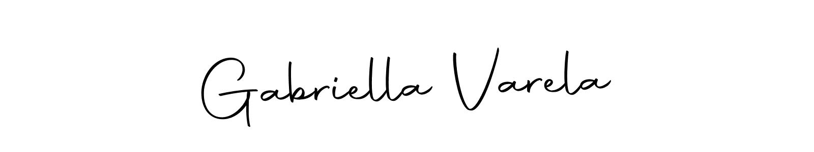 How to make Gabriella Varela signature? Autography-DOLnW is a professional autograph style. Create handwritten signature for Gabriella Varela name. Gabriella Varela signature style 10 images and pictures png