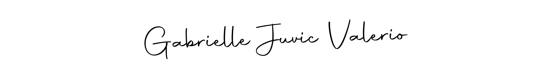You should practise on your own different ways (Autography-DOLnW) to write your name (Gabrielle Juvic Valerio) in signature. don't let someone else do it for you. Gabrielle Juvic Valerio signature style 10 images and pictures png