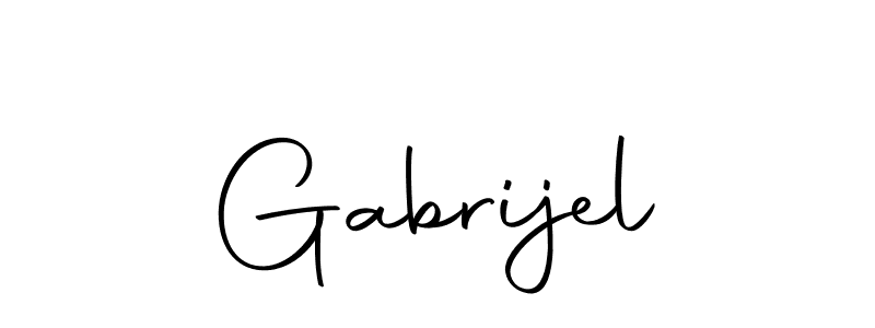 Gabrijel stylish signature style. Best Handwritten Sign (Autography-DOLnW) for my name. Handwritten Signature Collection Ideas for my name Gabrijel. Gabrijel signature style 10 images and pictures png