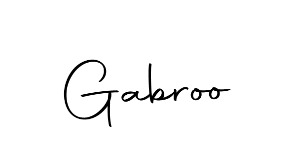 Create a beautiful signature design for name Gabroo. With this signature (Autography-DOLnW) fonts, you can make a handwritten signature for free. Gabroo signature style 10 images and pictures png