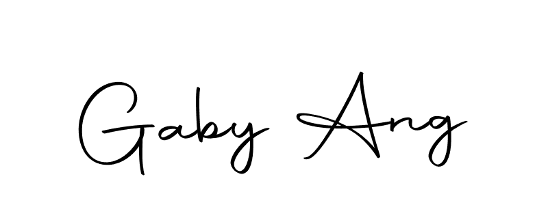 You can use this online signature creator to create a handwritten signature for the name Gaby Ang. This is the best online autograph maker. Gaby Ang signature style 10 images and pictures png