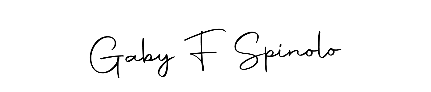 It looks lik you need a new signature style for name Gaby F Spinolo. Design unique handwritten (Autography-DOLnW) signature with our free signature maker in just a few clicks. Gaby F Spinolo signature style 10 images and pictures png