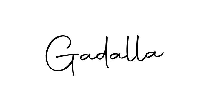 Also we have Gadalla name is the best signature style. Create professional handwritten signature collection using Autography-DOLnW autograph style. Gadalla signature style 10 images and pictures png