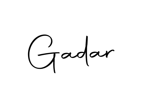 Create a beautiful signature design for name Gadar. With this signature (Autography-DOLnW) fonts, you can make a handwritten signature for free. Gadar signature style 10 images and pictures png