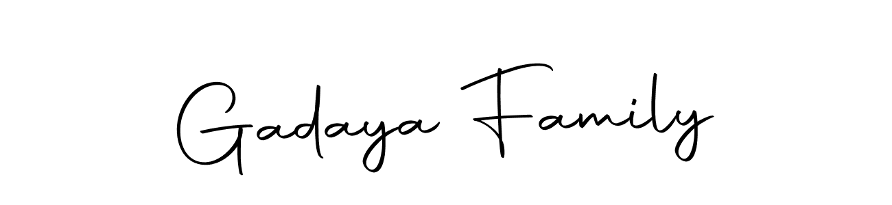 The best way (Autography-DOLnW) to make a short signature is to pick only two or three words in your name. The name Gadaya Family include a total of six letters. For converting this name. Gadaya Family signature style 10 images and pictures png