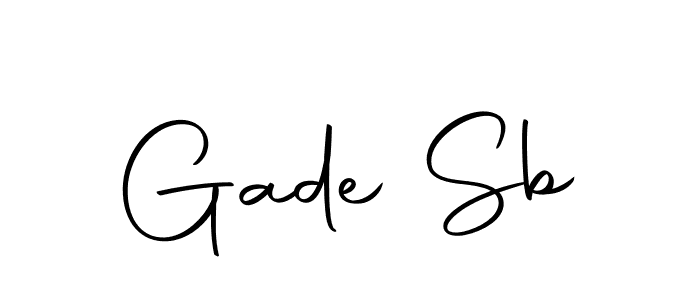 Similarly Autography-DOLnW is the best handwritten signature design. Signature creator online .You can use it as an online autograph creator for name Gade Sb. Gade Sb signature style 10 images and pictures png