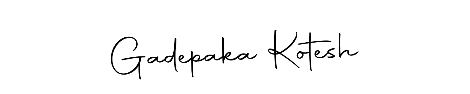 Use a signature maker to create a handwritten signature online. With this signature software, you can design (Autography-DOLnW) your own signature for name Gadepaka Kotesh. Gadepaka Kotesh signature style 10 images and pictures png