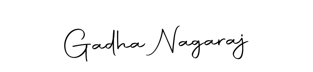 The best way (Autography-DOLnW) to make a short signature is to pick only two or three words in your name. The name Gadha Nagaraj include a total of six letters. For converting this name. Gadha Nagaraj signature style 10 images and pictures png