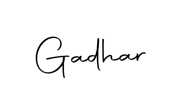 How to make Gadhar name signature. Use Autography-DOLnW style for creating short signs online. This is the latest handwritten sign. Gadhar signature style 10 images and pictures png