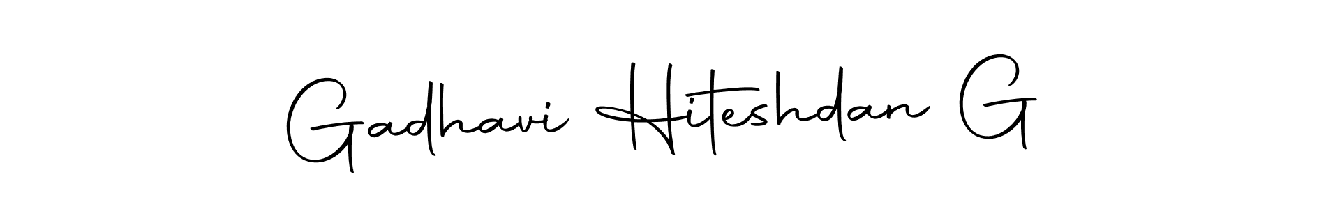 How to make Gadhavi Hiteshdan G signature? Autography-DOLnW is a professional autograph style. Create handwritten signature for Gadhavi Hiteshdan G name. Gadhavi Hiteshdan G signature style 10 images and pictures png