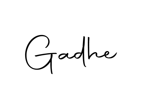 Make a beautiful signature design for name Gadhe. With this signature (Autography-DOLnW) style, you can create a handwritten signature for free. Gadhe signature style 10 images and pictures png