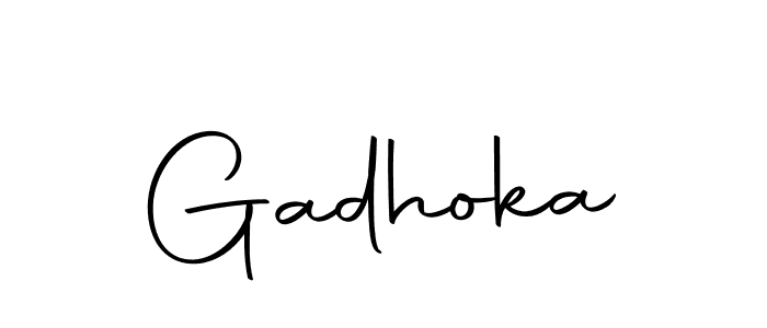 It looks lik you need a new signature style for name Gadhoka. Design unique handwritten (Autography-DOLnW) signature with our free signature maker in just a few clicks. Gadhoka signature style 10 images and pictures png