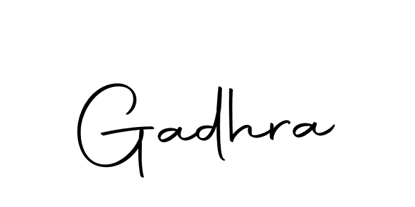 Use a signature maker to create a handwritten signature online. With this signature software, you can design (Autography-DOLnW) your own signature for name Gadhra. Gadhra signature style 10 images and pictures png