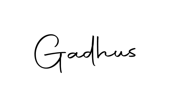 You can use this online signature creator to create a handwritten signature for the name Gadhus. This is the best online autograph maker. Gadhus signature style 10 images and pictures png