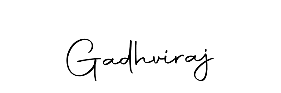 Design your own signature with our free online signature maker. With this signature software, you can create a handwritten (Autography-DOLnW) signature for name Gadhviraj. Gadhviraj signature style 10 images and pictures png