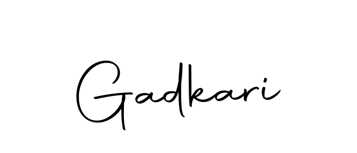 Also we have Gadkari name is the best signature style. Create professional handwritten signature collection using Autography-DOLnW autograph style. Gadkari signature style 10 images and pictures png
