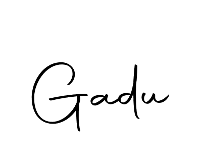 The best way (Autography-DOLnW) to make a short signature is to pick only two or three words in your name. The name Gadu include a total of six letters. For converting this name. Gadu signature style 10 images and pictures png