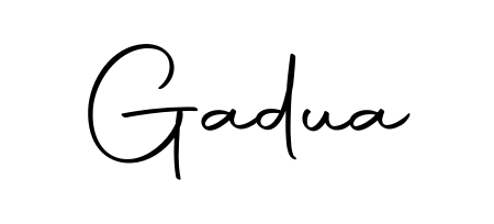 Transform the name Gadua into a signature masterpiece using Autography-DOLnW font. Ideal for photographers, artists, and creators looking for watermarks. Gadua signature style 10 images and pictures png