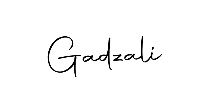 You should practise on your own different ways (Autography-DOLnW) to write your name (Gadzali) in signature. don't let someone else do it for you. Gadzali signature style 10 images and pictures png