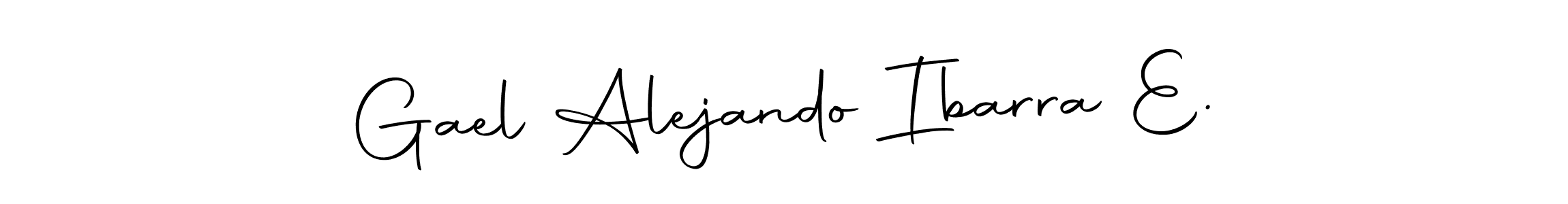 Design your own signature with our free online signature maker. With this signature software, you can create a handwritten (Autography-DOLnW) signature for name Gael Alejando Ibarra E.. Gael Alejando Ibarra E. signature style 10 images and pictures png