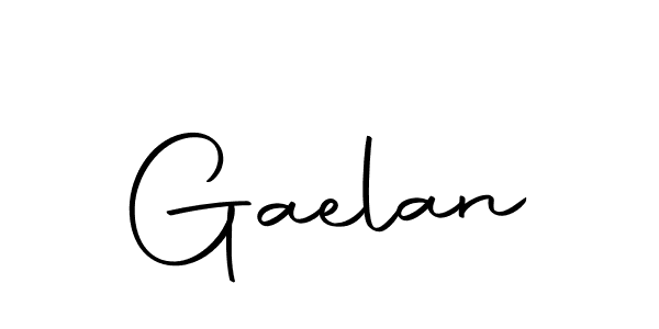 Make a beautiful signature design for name Gaelan. Use this online signature maker to create a handwritten signature for free. Gaelan signature style 10 images and pictures png