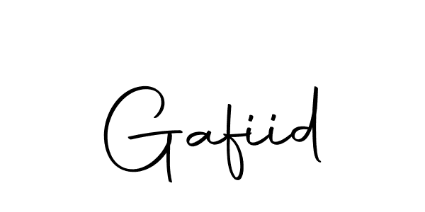 Make a beautiful signature design for name Gafiid. With this signature (Autography-DOLnW) style, you can create a handwritten signature for free. Gafiid signature style 10 images and pictures png