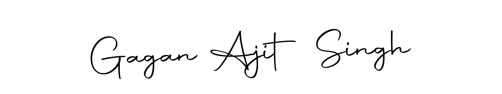 Design your own signature with our free online signature maker. With this signature software, you can create a handwritten (Autography-DOLnW) signature for name Gagan Ajit Singh. Gagan Ajit Singh signature style 10 images and pictures png