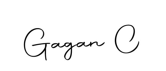Gagan C stylish signature style. Best Handwritten Sign (Autography-DOLnW) for my name. Handwritten Signature Collection Ideas for my name Gagan C. Gagan C signature style 10 images and pictures png