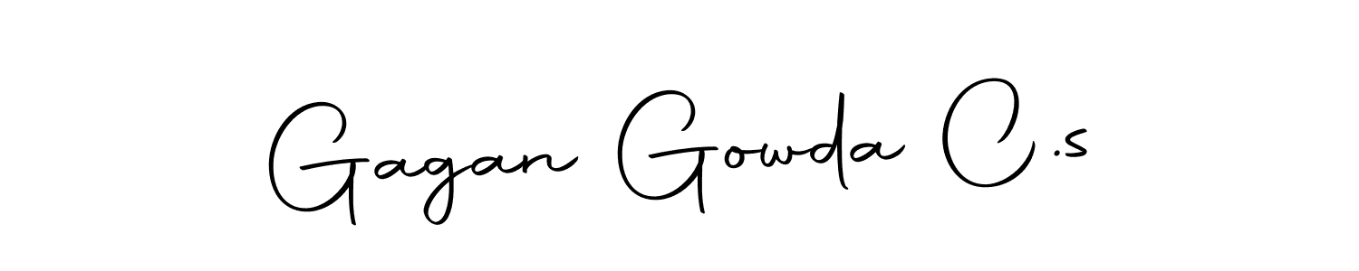 Make a beautiful signature design for name Gagan Gowda C.s. Use this online signature maker to create a handwritten signature for free. Gagan Gowda C.s signature style 10 images and pictures png