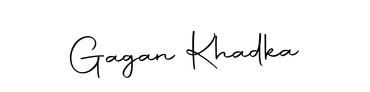 Make a beautiful signature design for name Gagan Khadka. Use this online signature maker to create a handwritten signature for free. Gagan Khadka signature style 10 images and pictures png