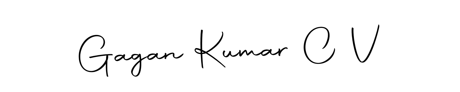 How to make Gagan Kumar C V signature? Autography-DOLnW is a professional autograph style. Create handwritten signature for Gagan Kumar C V name. Gagan Kumar C V signature style 10 images and pictures png