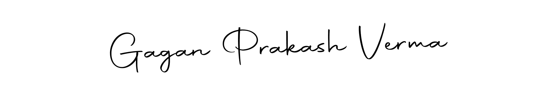 Design your own signature with our free online signature maker. With this signature software, you can create a handwritten (Autography-DOLnW) signature for name Gagan Prakash Verma. Gagan Prakash Verma signature style 10 images and pictures png