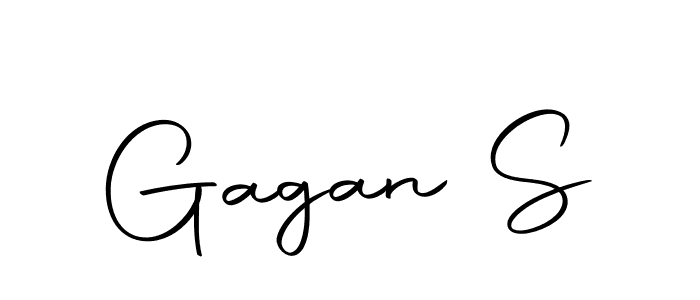 Create a beautiful signature design for name Gagan S. With this signature (Autography-DOLnW) fonts, you can make a handwritten signature for free. Gagan S signature style 10 images and pictures png