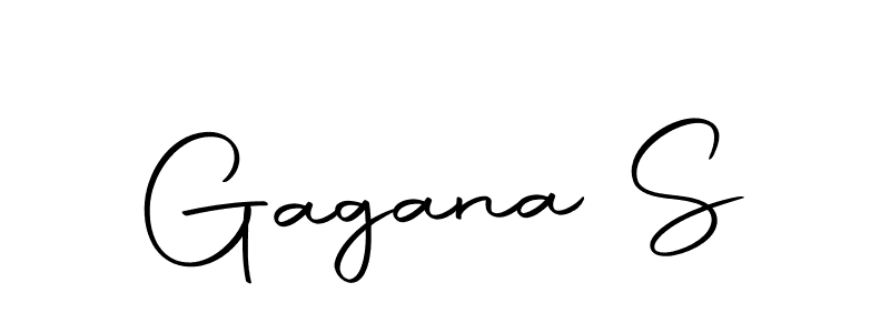 How to make Gagana S name signature. Use Autography-DOLnW style for creating short signs online. This is the latest handwritten sign. Gagana S signature style 10 images and pictures png