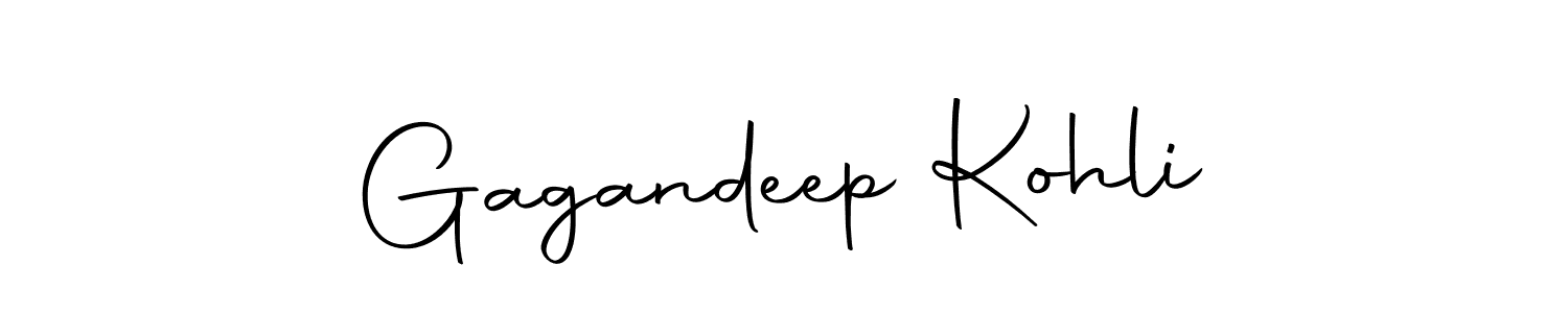 Make a beautiful signature design for name Gagandeep Kohli. With this signature (Autography-DOLnW) style, you can create a handwritten signature for free. Gagandeep Kohli signature style 10 images and pictures png