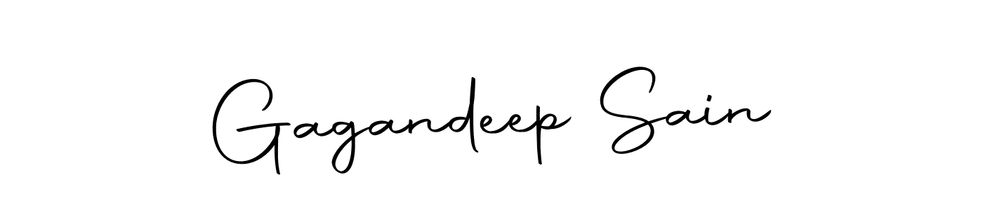 You can use this online signature creator to create a handwritten signature for the name Gagandeep Sain. This is the best online autograph maker. Gagandeep Sain signature style 10 images and pictures png