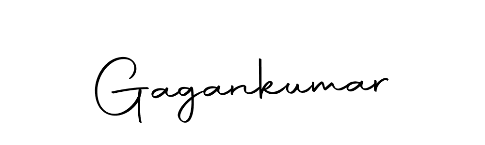 Use a signature maker to create a handwritten signature online. With this signature software, you can design (Autography-DOLnW) your own signature for name Gagankumar. Gagankumar signature style 10 images and pictures png