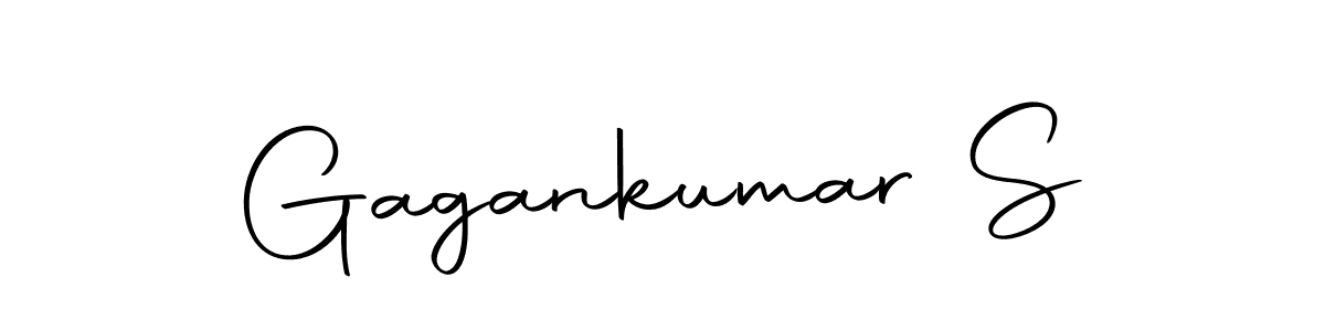 Use a signature maker to create a handwritten signature online. With this signature software, you can design (Autography-DOLnW) your own signature for name Gagankumar S. Gagankumar S signature style 10 images and pictures png