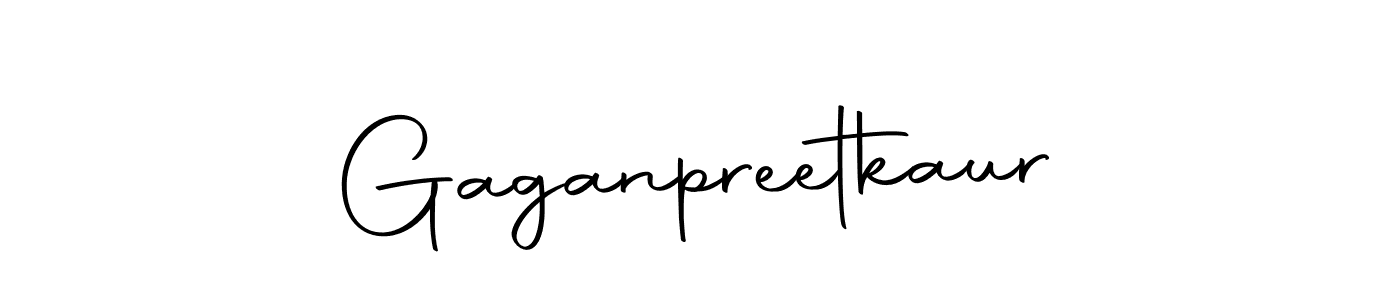 Create a beautiful signature design for name Gaganpreetkaur. With this signature (Autography-DOLnW) fonts, you can make a handwritten signature for free. Gaganpreetkaur signature style 10 images and pictures png